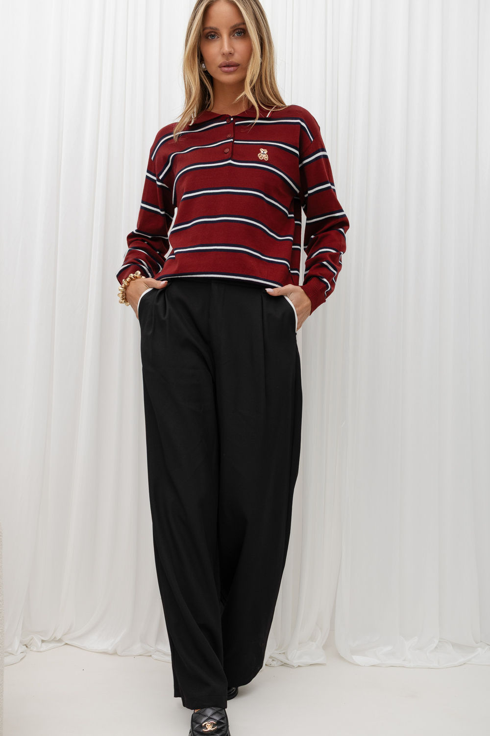 Damen Hose model 232407 Italy Moda
