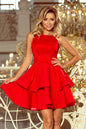205-1 LAURA ausgestelltes Kleid mit Spitze