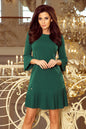 228-2 LUCY - plissiertes bequemes Kleid