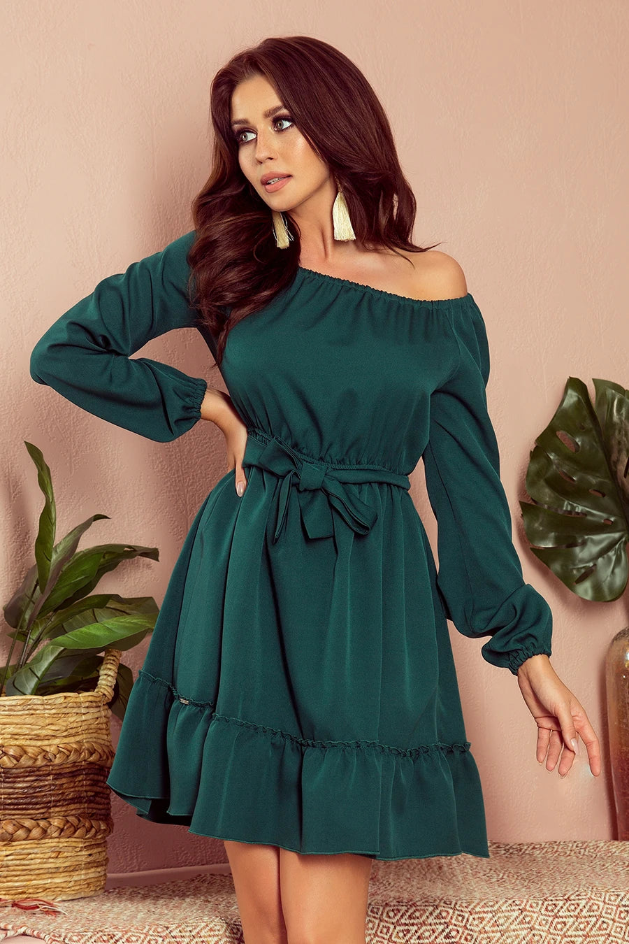 265-1 DAISY Kleid mit Rüschen