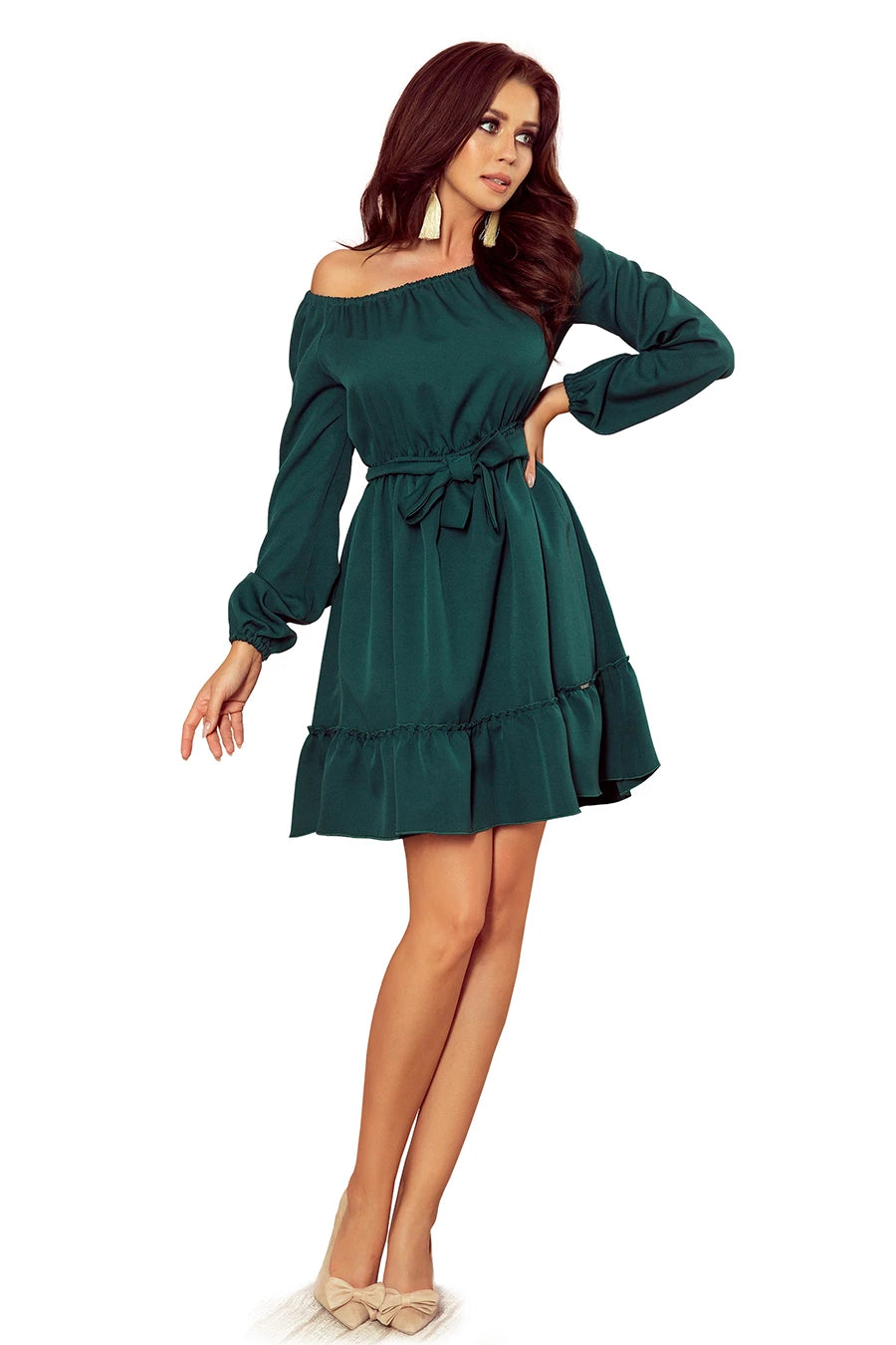 265-1 DAISY Kleid mit Rüschen