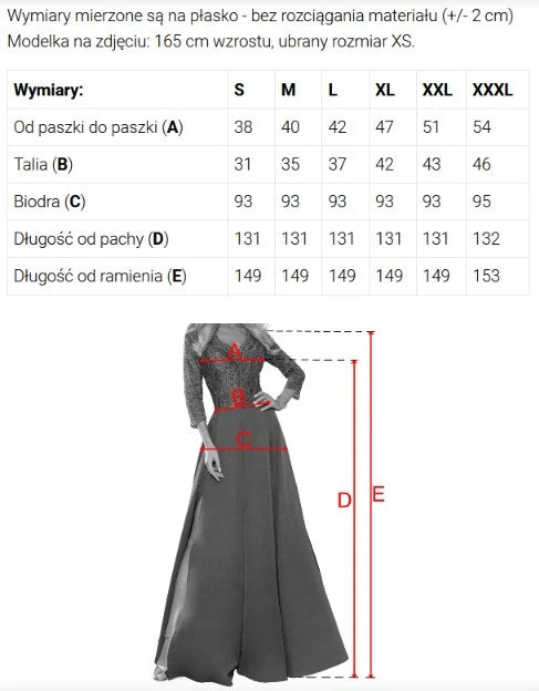 309-11 AMBER Spitze, elegantes langes Kleid mit Ausschnitt und Beinschlitz