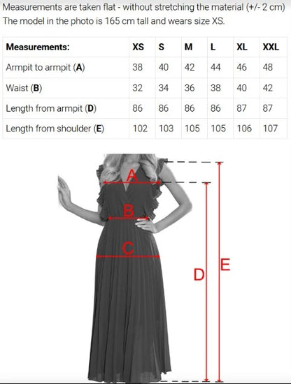 425-13 MATILDE Feminines Kleid mit Ausschnitt und kurzen Ärmeln - beige und blaue Blumen