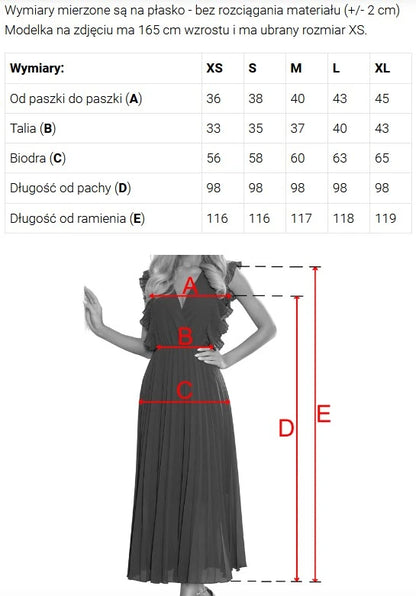 675-1 Ausgestelltes Midi-Kleid mit Wickelausschnitt und Glitzerschimmer - Hellblau