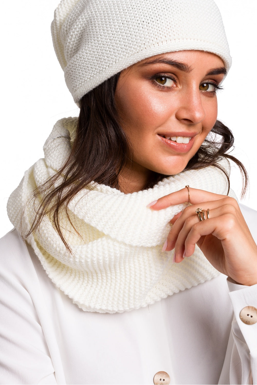 Tube scarf model 136407 BE Knit