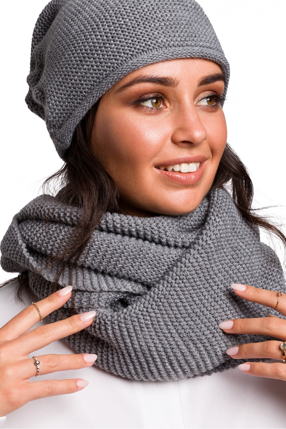 Tube scarf model 136409 BE Knit