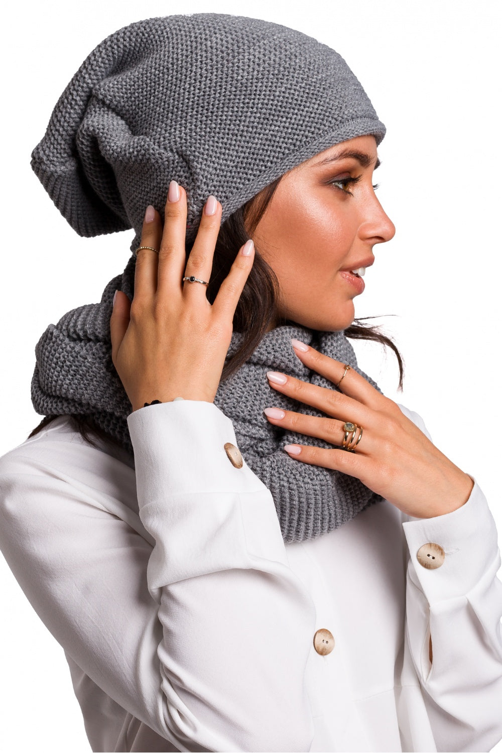 Tube scarf model 136409 BE Knit