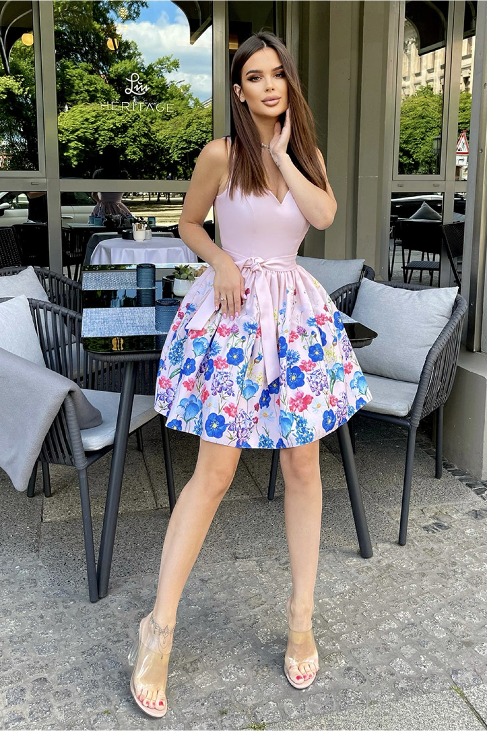 Cocktail dress model 167550 Bicolour
