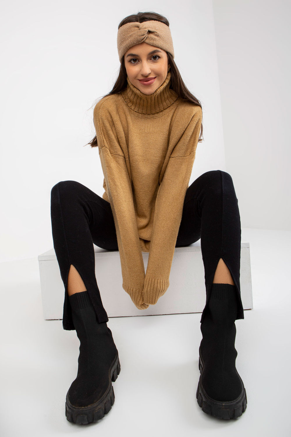 Rollkragenpullover model 171273 Rue Paris