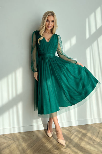 Evening gown model 174037 Bicolour