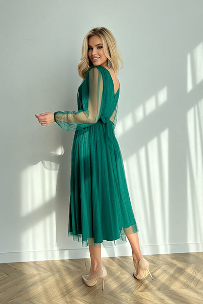 Evening gown model 174037 Bicolour