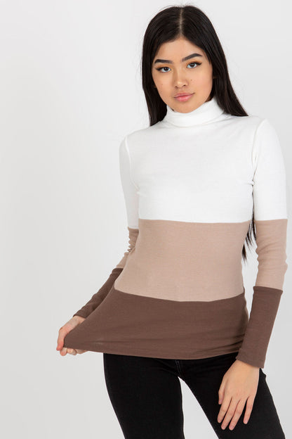 Turtle neck sweater model 175120 Rue Paris