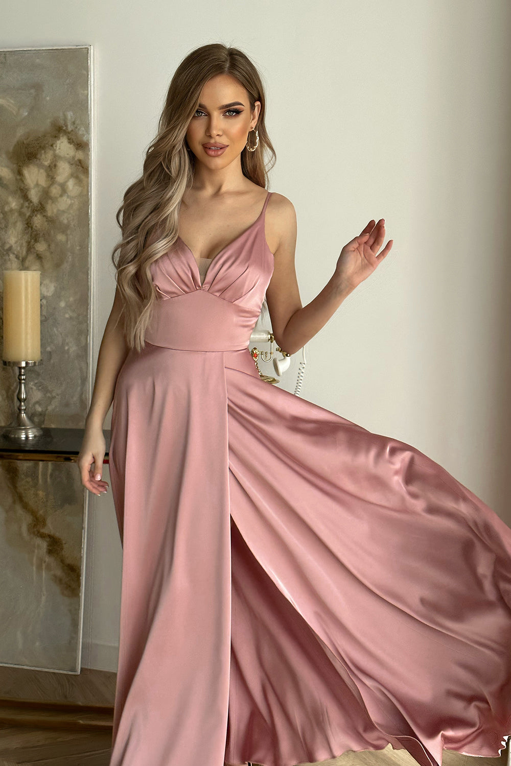 Evening gown model 177902 Bicolour