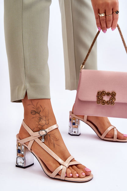 Heeled sandals model 179863 Step in style