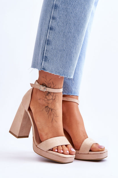 Heeled sandals model 179871 Step in style