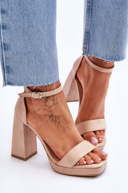 Heeled sandals model 179871 Step in style