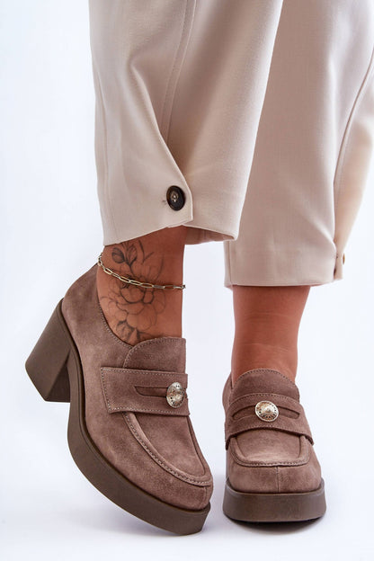 Shoes with heel model 183948 Step in style