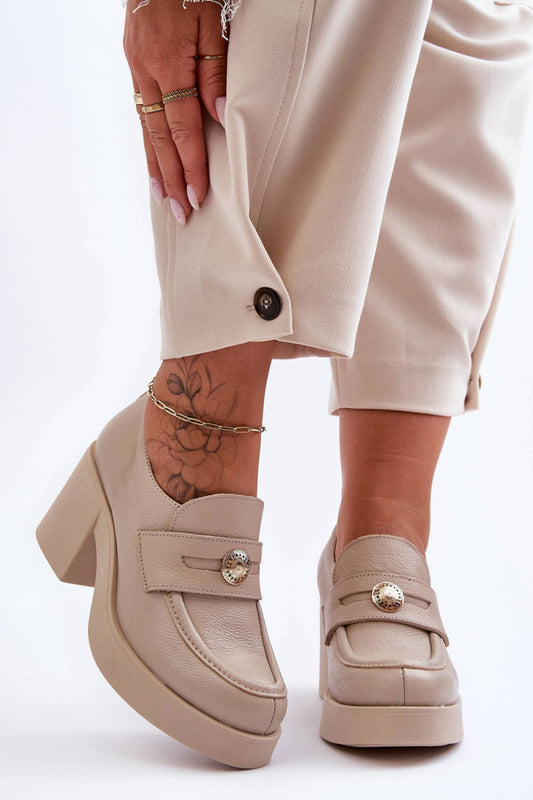 Shoes with heel model 183949 Step in style