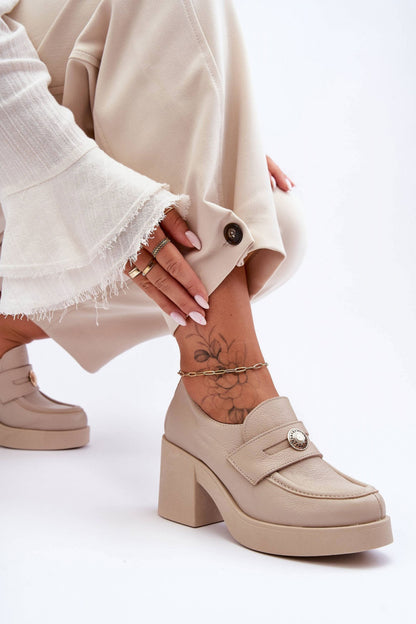 Shoes with heel model 183949 Step in style