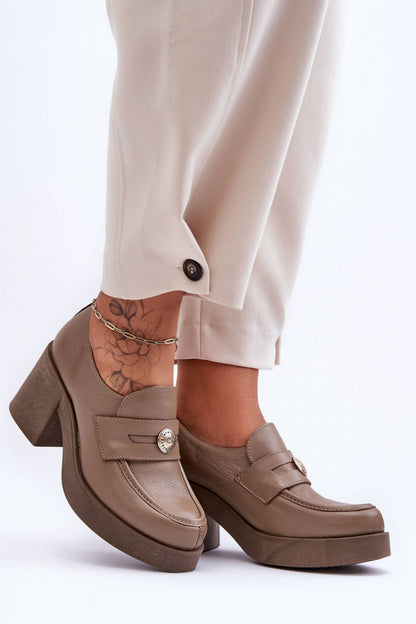 Shoes with heels model 183950 Step in style