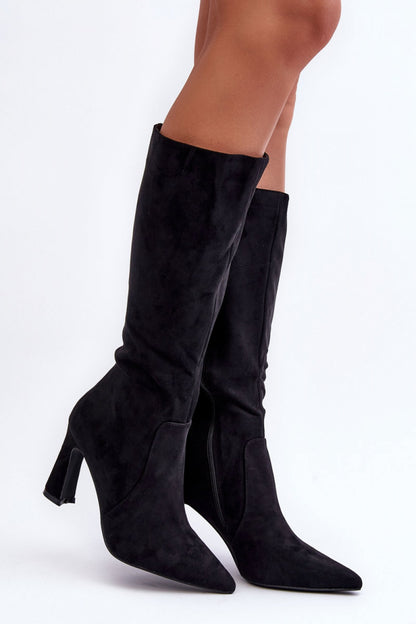 Boots with heels model 184041 Step in style