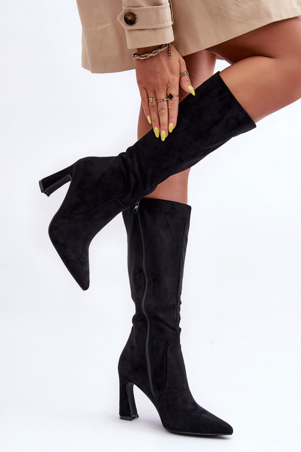 Boots with heels model 184041 Step in style