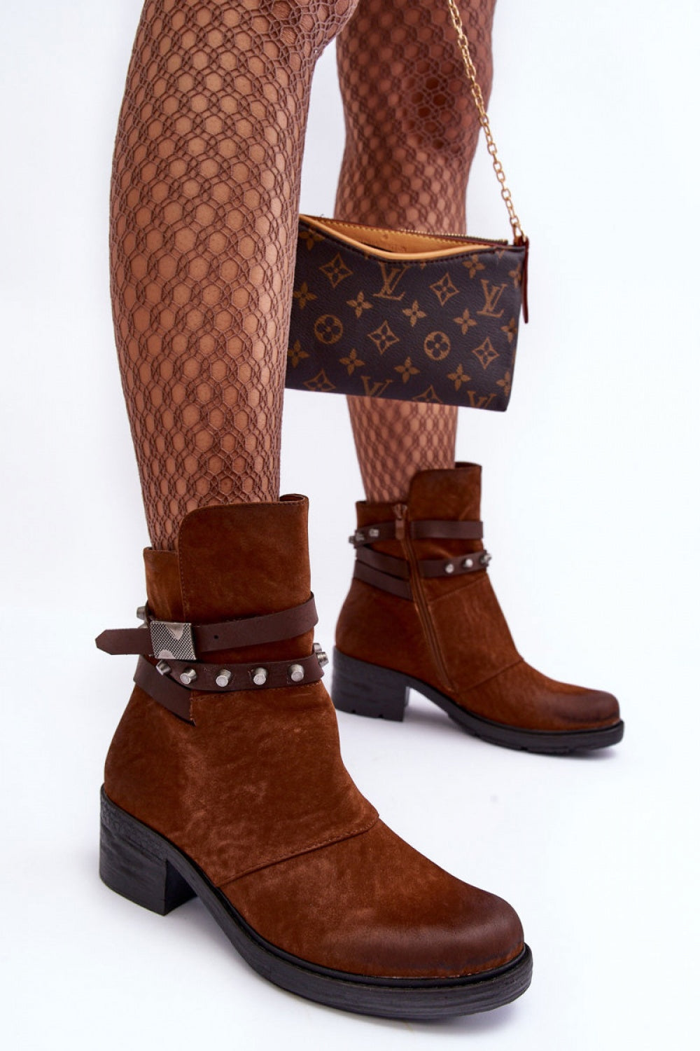 Ankle boots with heel model 185640 Step in style