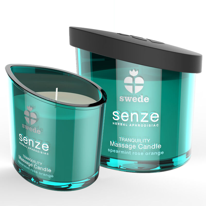 SWEDE - SENZE TRANQUILLITY MASSAGEKERZE - SPEARMINT, ROSE,