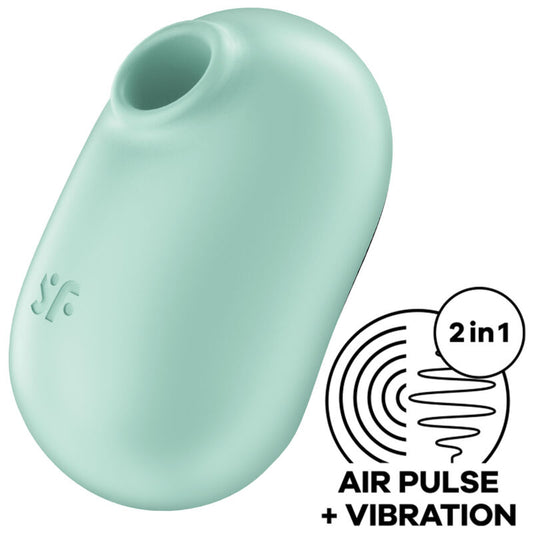 SATISFYER - PRO TO GO 2 DOPPELTER LUFTPULSSTIMULATOR & VIBRATOR