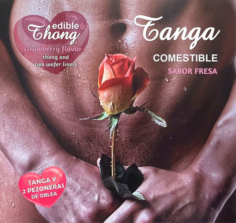 HOTFLOWERS - HERREN-TANGA+ 2 ERDBEER-WAFER-NIPPEL /es/pt/en/fr/it