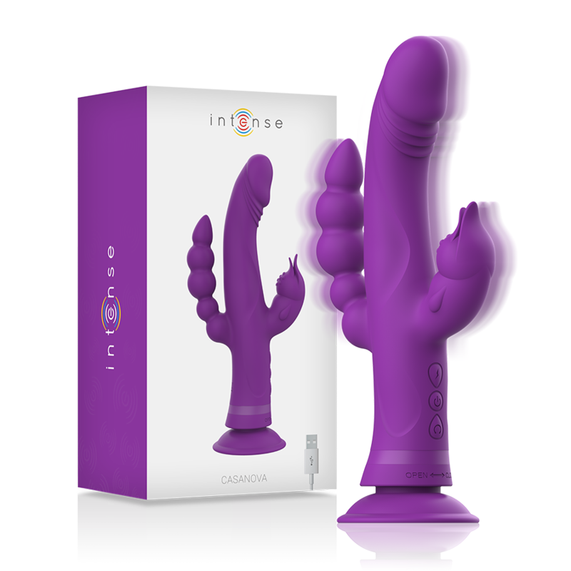 INTENSE - CASANOVA RABBIT SILIKONVIBRATOR DREIFACHMOTOR
