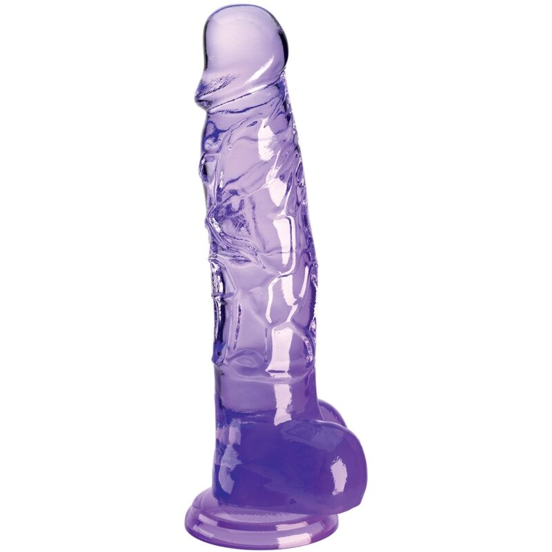 KING COCK - CLEAR REALISTISCHER PENIS MIT KUGELN 16.5 CM