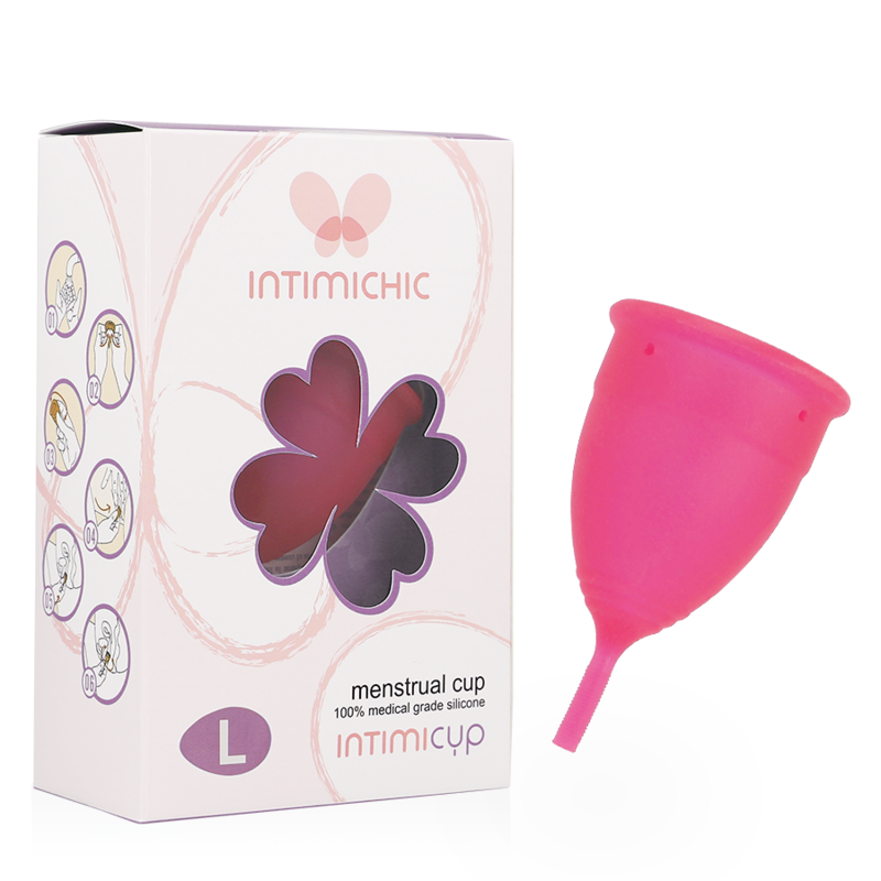 INTIMICHIC - MENSTRUAL CUP MEDIZINISCHES SILIKON - GRÖSSE