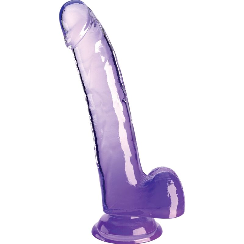 KING COCK - CLEAR DILDO MIT HODEN 20.3 CM