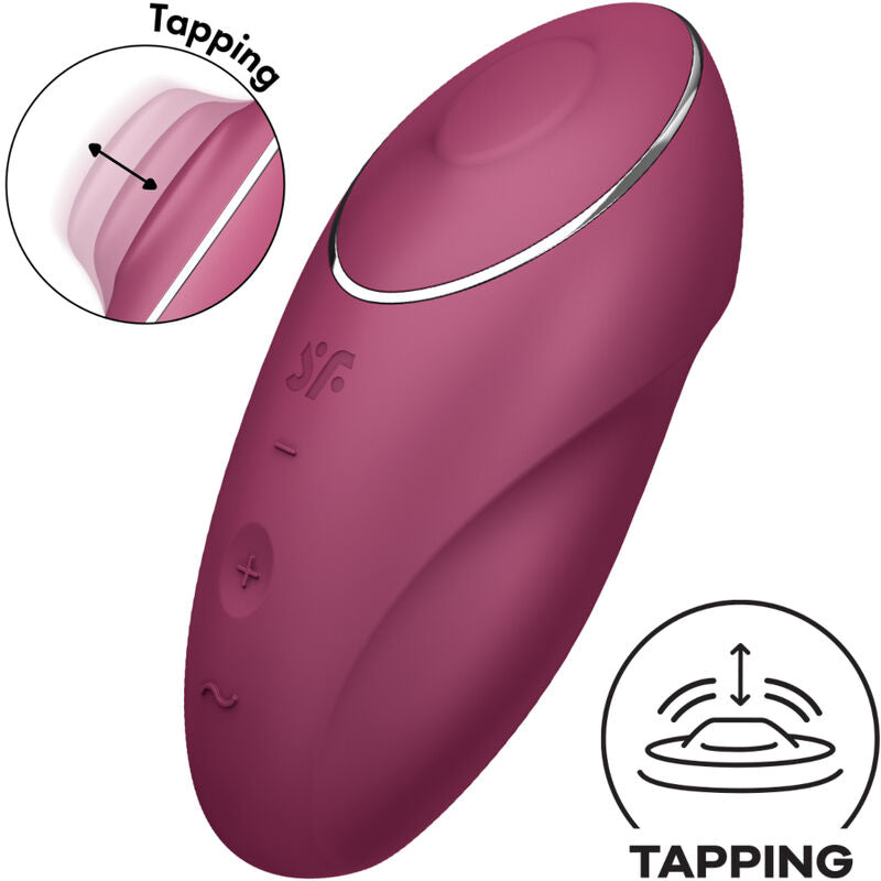 SATISFYER - TAP & CLIMAX 1 AUFLEGVIBRATOR