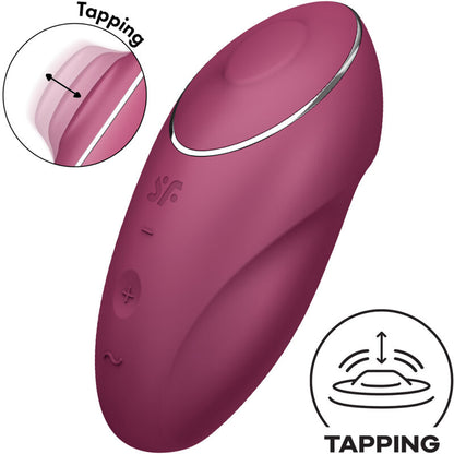 SATISFYER - TAP & CLIMAX 1 AUFLEGVIBRATOR