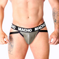 MACHO - MX27GR LEDERJOCK GRAU