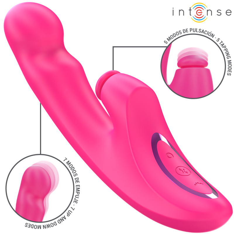 INTENSE - EMI VIBRATOR 13,5 CM MULTIFUNKTION 3 IN 1 10 VIBRATIONEN