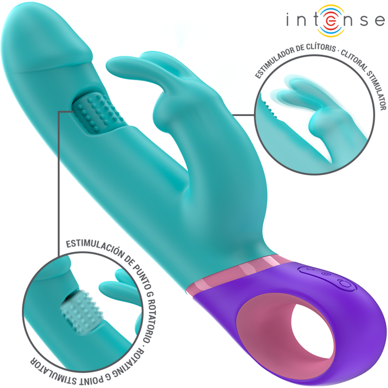INTENSE - MONICA RABBIT VIBRATOR MIT ROTIERENDEM G-SPOT-STIMULATOR