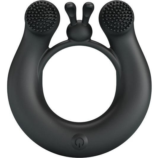 PRETTY LOVE - DAHLIA VIBRATIONSRING + KLITORISSTIMULATOR 12 VIBRATIONEN