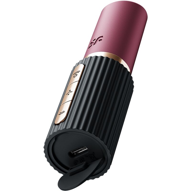 SATISFYER - PRO 2 KISS WAVE KLITORIS-STIMULATOR GRANAT