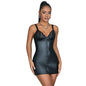 SUBBLIME - 957568 LEDERKLEID MIT REISSVERSCHLUSS SCHWARZ S/M