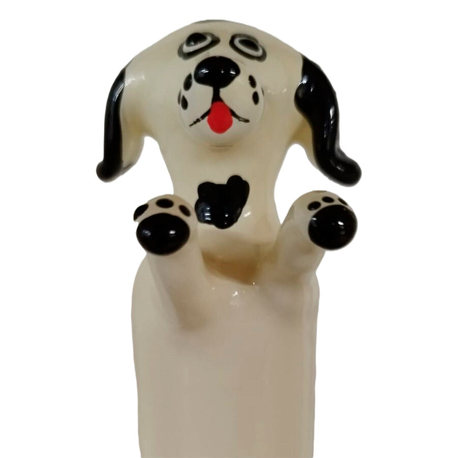 CONDOMERIE - HANDBEMALTE NEUHEITSKONDOME GLÜCKLICHER WEISSER HUND