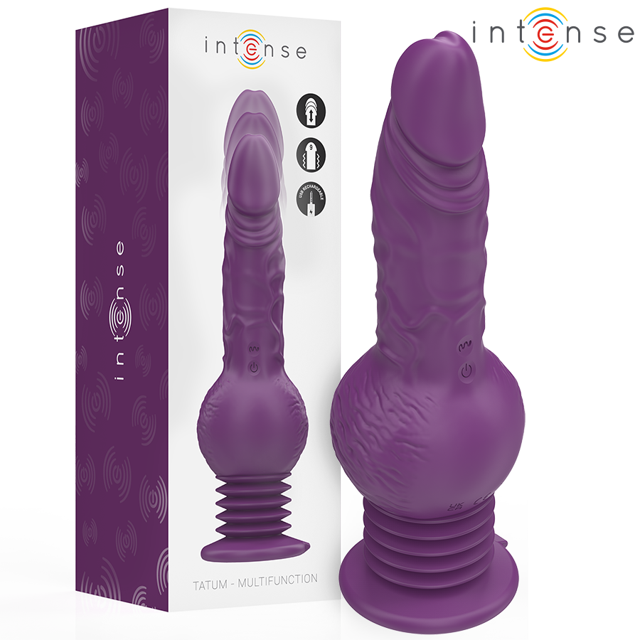 INTENSE - TATUM MULTIFUNKTIONSVIBRATOR MIT AUF- UND ABVIBRATION 24 CM