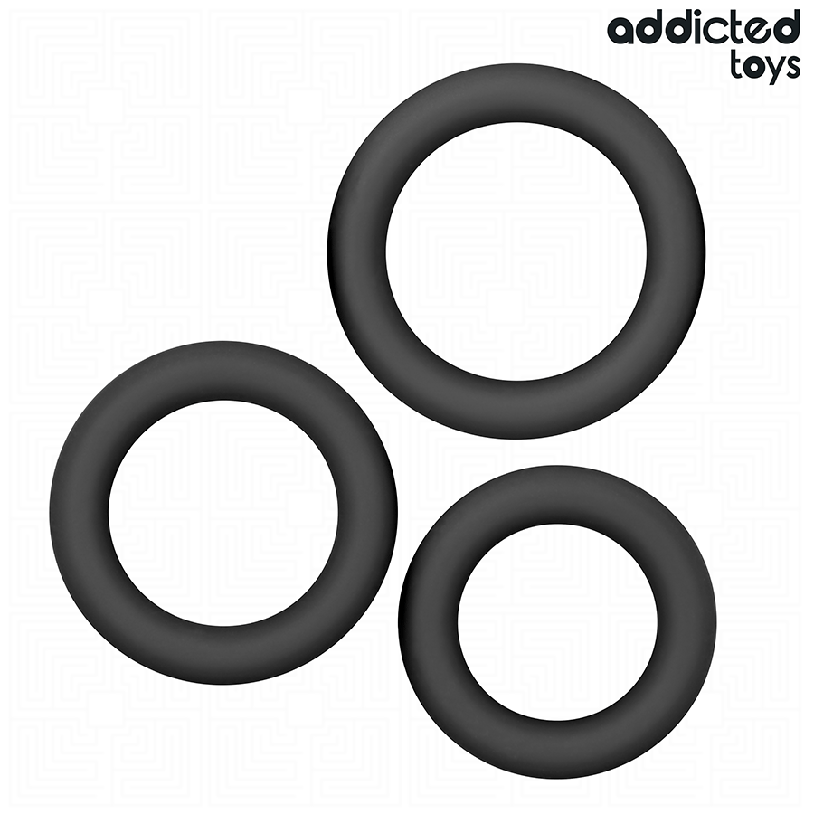 ADDICTED TOYS - SET SILIKONRINGE MODELL 1