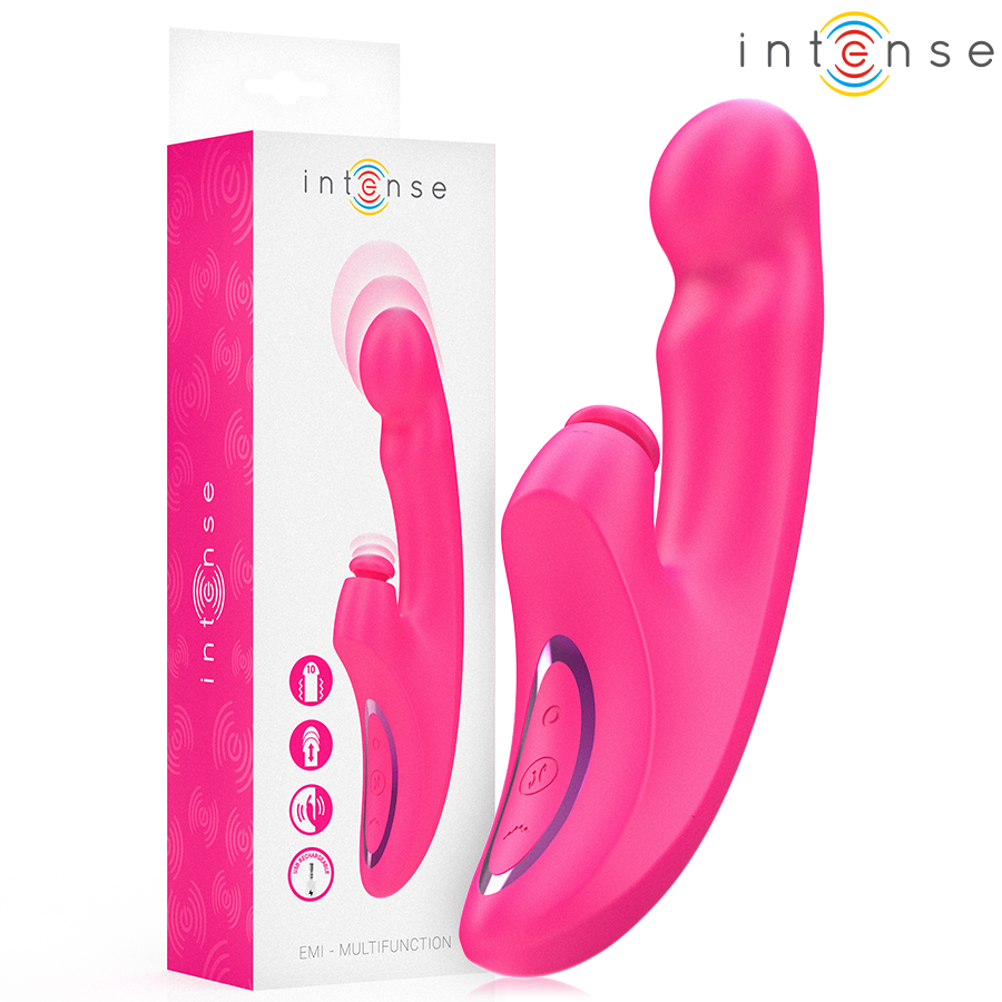 INTENSE - EMI VIBRATOR 13,5 CM MULTIFUNKTION 3 IN 1 10 VIBRATIONEN