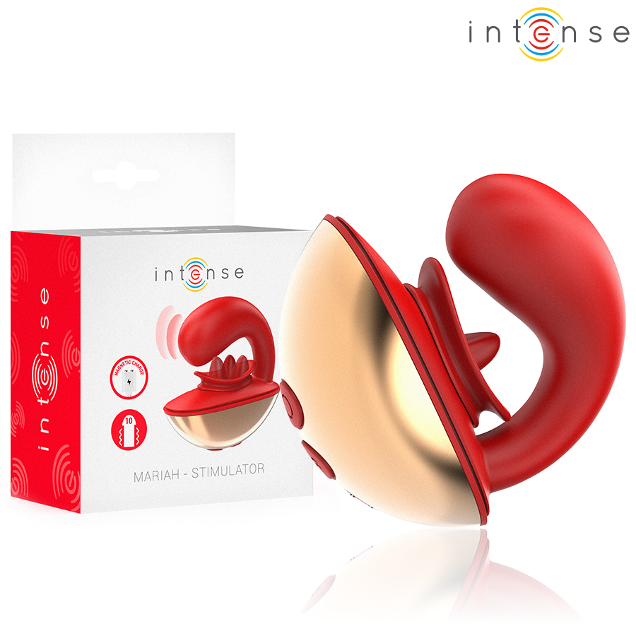 INTENSE - MARIAH VIBRATOR & STIMULATOR IN U-FORM 10 VIBRATIONEN