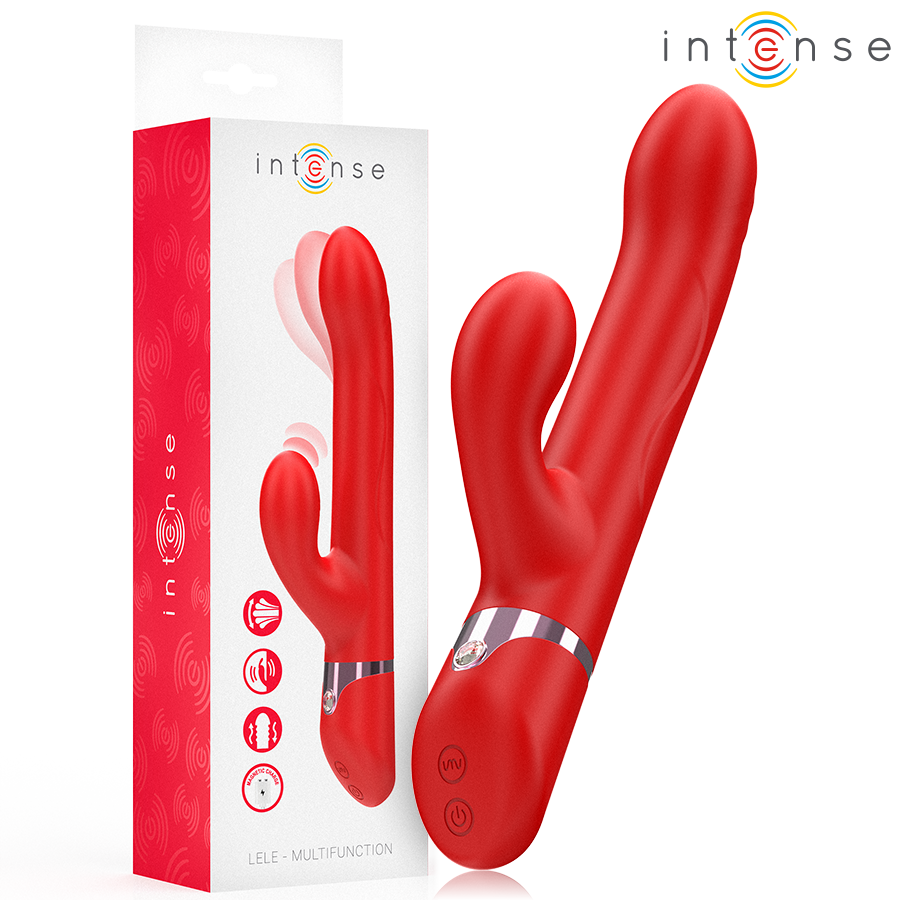 INTENSE - LELE MULTIFUNKTIONSVIBRATOR ROTIEREND & OSZILLATION & STIMULATION