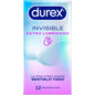 DUREX - EXTRA GESCHMIERTE UNSICHTBARE KONDOME 12 EINHEITEN