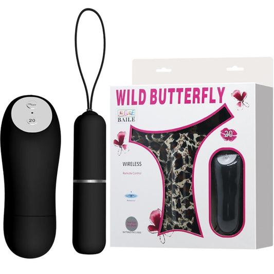 BAILE - Stringtanga mit Vibrationskugel und Fernbedienung,